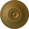 Ekena Millwork Modena Ceiling Medallion (Fits Canopies up to 5 1/4"), Hand-Painted Gold, 23 1/2"OD x 3 1/2"P CM23MOGLS - alternate 1